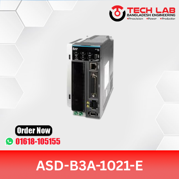 Delta ASD-B3A-1021-E AC Servo Drive – 1kW, PR Mode, Pulse/Analog, 220VAC, B3A Series