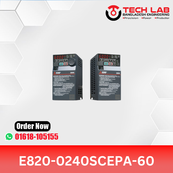 Mitsubishi VFD FR-E820-0240SCEPA-60 (7.5kW / 10HP) – FR-E800 Series