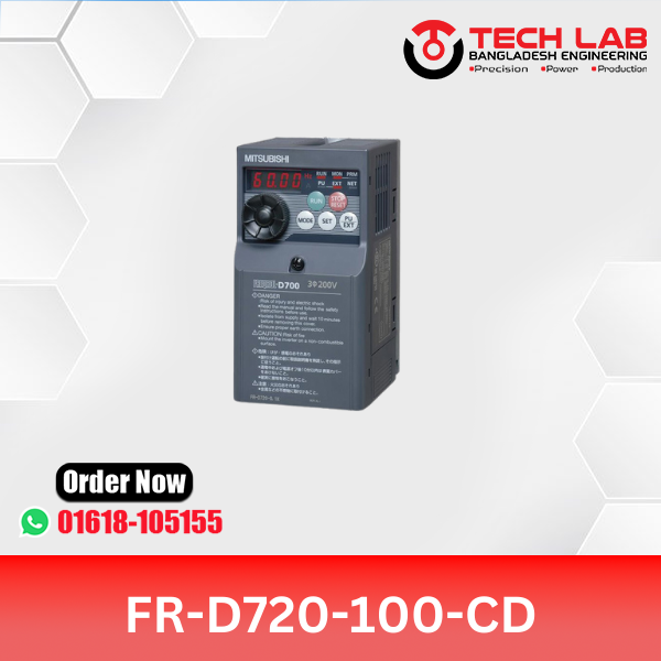 Mitsubishi VFD FR-D720-100-CD (2.2kW / 3HP) – FR-D700 Series