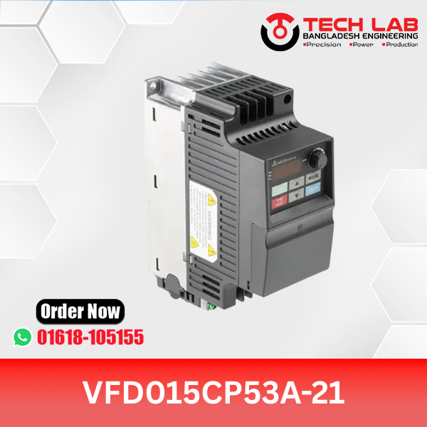 Delta VFD015CP53A-21 (1.5 kW / 2 HP) – CP2000 Series AC Drive