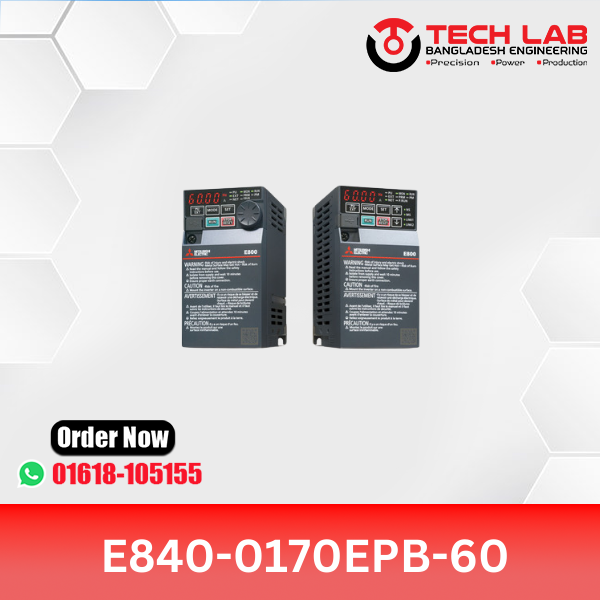 Mitsubishi VFD FR-E840-0170EPB-60 (45kW / 60HP) – FR-E800 Series