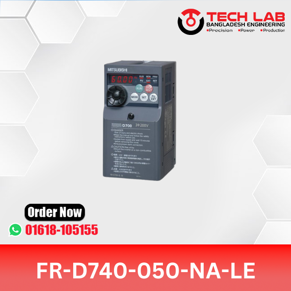 Mitsubishi FR-D740-2.2K-G-03 Inverter Drive (2.2KW, 3-Phase)