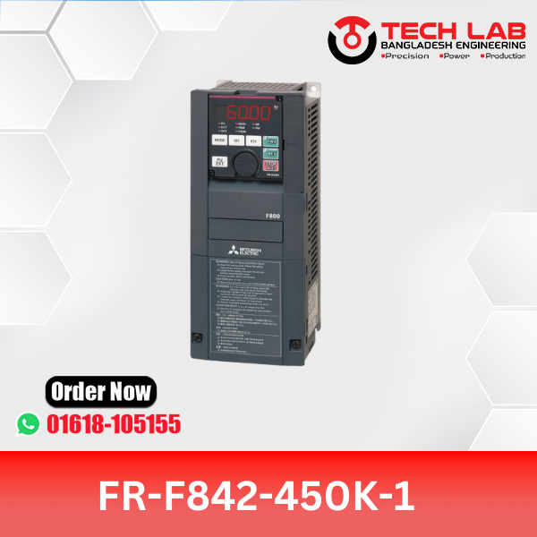 Mitsubishi VFD FR‑F842‑450K‑1 (450 kW / ~600 HP) – FR‑F800 / F800E Series