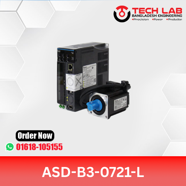 Delta ASD-B3-0721-L AC Servo Drive – 750W, PR Mode, Pulse/Analog, 220VAC, B3 Series